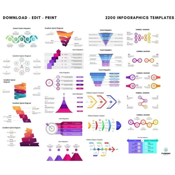 10,000 Animated Infographic PowerPoint Templates Latest Collection of Modern Presentation - Image 3