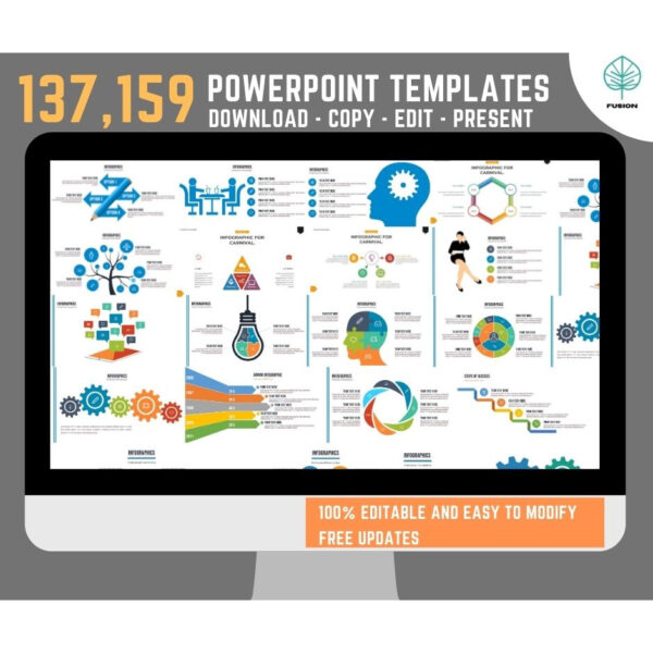 137,159+ Multipurpose PowerPoint Templates Mega Bundle | Editable Google Slides & Keynote | Business, Education, Marketing - Image 2