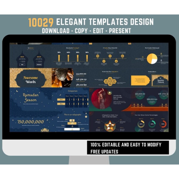 10,029+ Premium Elegant PowerPoint Templates Mega Bundle | Stylish, Modern, Editable | Google Slides & Keynote - Image 3