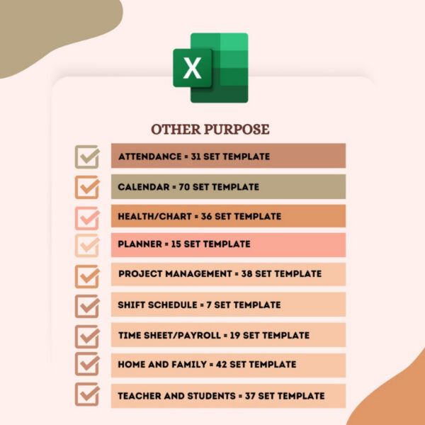 Mega bundle of 432+ editable Microsoft Excel templates for business, finance, education, and personal use.