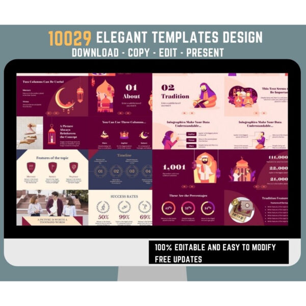 10,029+ Premium Elegant PowerPoint Templates Mega Bundle | Stylish, Modern, Editable | Google Slides & Keynote - Image 4