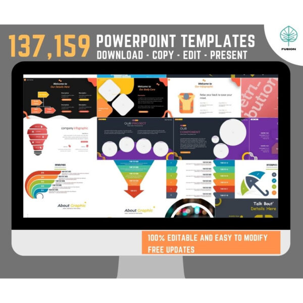 137,159+ Multipurpose PowerPoint Templates Mega Bundle | Editable Google Slides & Keynote | Business, Education, Marketing - Image 5