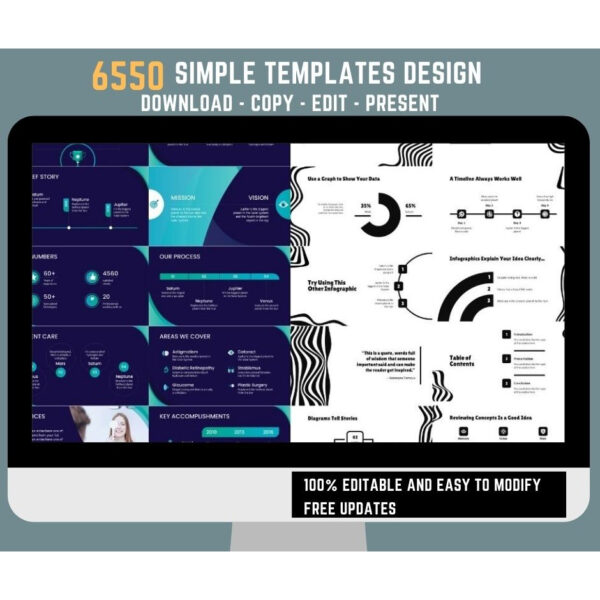 6,550+ Simple PowerPoint Templates — Clean, Minimal Slides (Google Slides & Keynote)