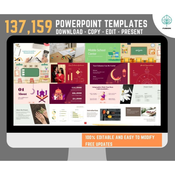 137,159+ Multipurpose PowerPoint Templates Mega Bundle | Editable Google Slides & Keynote | Business, Education, Marketing - Image 6