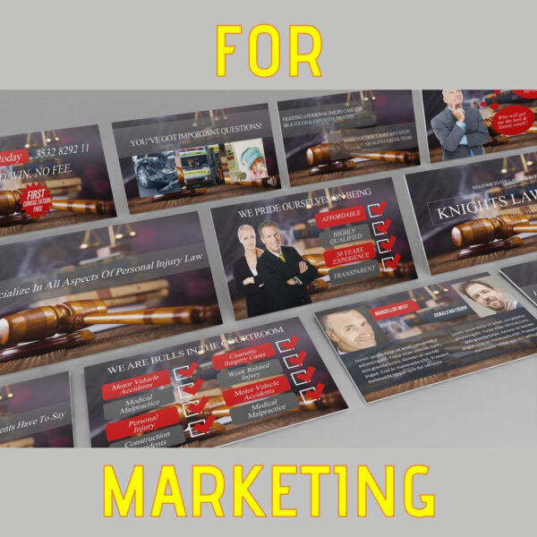Preview collage of professional PowerPoint templates in multiple categories including business, education, marketing, infographics, timelines, and creative layouts in HD widescreen format.