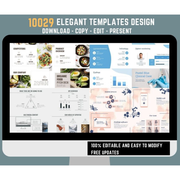 10,029+ Premium Elegant PowerPoint Templates Mega Bundle | Stylish, Modern, Editable | Google Slides & Keynote - Image 8