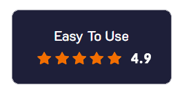 easy to use1 Customer rating for Easy to Use feature with star review