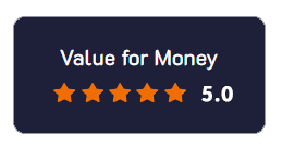 value for money1 Customer rating for Value for Money with star review